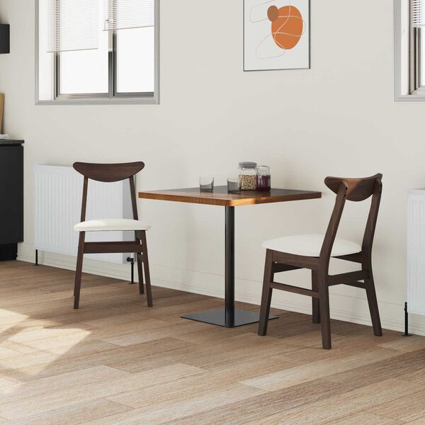 vidaXL Esszimmerst&uuml;hle 2 pcs Hellbraun 42 x 47.5 x 81 cm