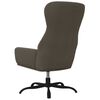 vidaXL Relaxsessel mit Hocker Dunkelgrau Mikrofasergewebe