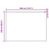 vidaXL Spitzenvorhang mit Vorh&auml;ngen Floral Wei&szlig; 220 x 300 cm Polyester