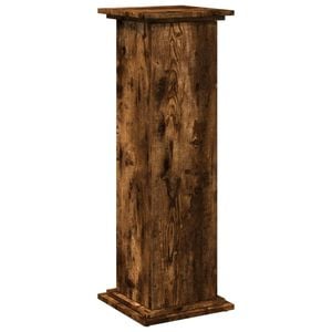 vidaXL Postament mit Stauraum R&auml;uchereiche 31x30x90 cm Holzwerkstoff