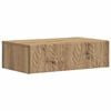 vidaXL Wandmontierter Beistelltisch 59 x 34,5 x 17 cm Holzwerkstoff