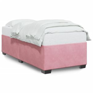 vidaXL Bettgestell Rosa 90x190 cm Samt