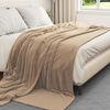 vidaXL Wohndecken 6 pcs Kamel 240 x 270 cm Fleece