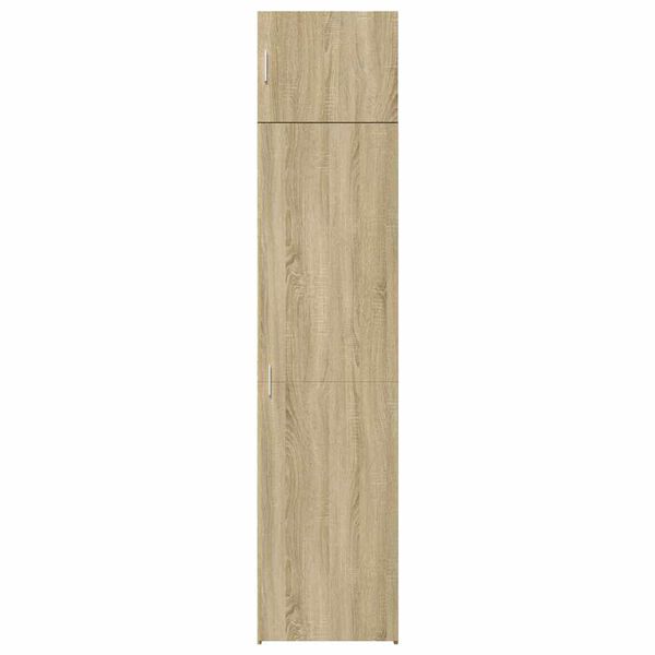 vidaXL Hochschrank Schmal Sonoma-Eiche 50x42,5x225 cm Holzwerkstoff