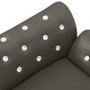 vidaXL Hundesofa Dunkelgrau 83x45x42 cm Kunstleder