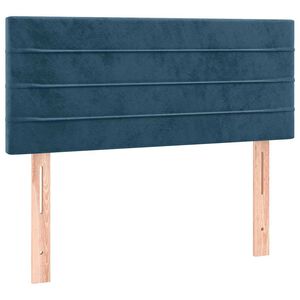 vidaXL Kopfteil Dunkelblau 100x5x78/88 cm Samt