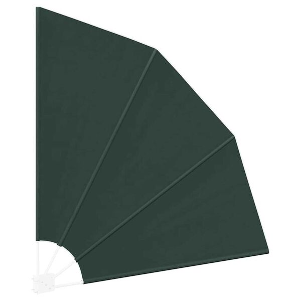 vidaXL Balkon Sichtschutz Dunkelgr&uuml;n 160 x 160 cm Polyester