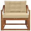 vidaXL Outdoor Mittelsofa Massivholz Akazie Natur
