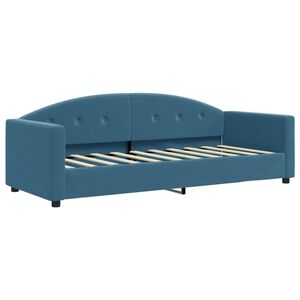 vidaXL Tagesbett Blau 80x200 cm Samt