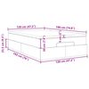 vidaXL Ottoman-Bett mit Matratze Grau 120x190 cm Kunstleder