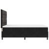 vidaXL Boxspringbett mit Matratze Schwarz 160 x 200 cm Stoff