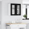 vidaXL H&auml;ngeschrank Schwarz Eichen-Optik 60 x 31 x 60 cm Holzwerkstoff