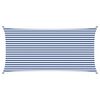 vidaXL Sonnensegel Blau und Wei&szlig; 6 x 3 m 100 % Polyester Oxford