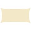 vidaXL Sonnensegel 160 g/m&sup2; Creme 4x7 m HDPE