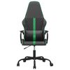 vidaXL Gaming-Stuhl Schwarz und Gr&uuml;n Kunstleder