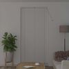 vidaXL Balkenjalousien mit Vorh&auml;ngen Wei&szlig; 220 x 100 cm Aluminium