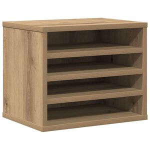 vidaXL Schreibtisch Organizer Artisan-Eiche 36 x 26 x 29,5 cm