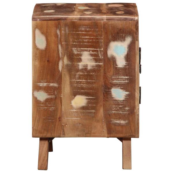 vidaXL Nachttisch 2 Stk. 40x32x46 cm Altholz Massiv