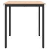 vidaXL Esstisch Natur 70 x 70 x 75 cm Massives Kiefernholz