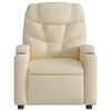 vidaXL Massagesessel Elektrisch Creme Stoff