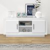 vidaXL TV-Schrank Wei&szlig; 102x35x45 cm Holzwerkstoff