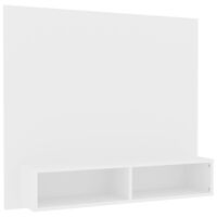 vidaXL TV-Wandschrank Weiß 102x23,5x90 cm Holzwerkstoff