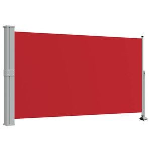 vidaXL Ausziehbare Seitenmarkise 140 x 300 cm Rot