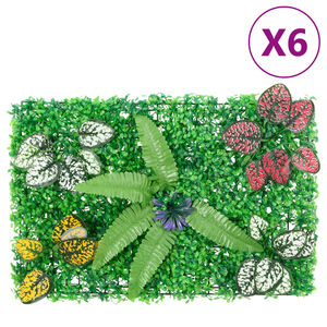 &nbsp;vidaXL Sichtschutz aus Kunstpflanzen 6 Stk. Gr&uuml;n 40x60 cm
