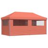 vidaXL Party-Zelt Terrakotta 292 x 580 x 315 cm Oxford-Stoff