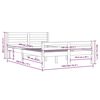 vidaXL Massivholzbett Honigbraun 135x190 cm