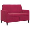 vidaXL Sofa mit Stauraum Weinrot 122 x 78 x 87 cm Polyester