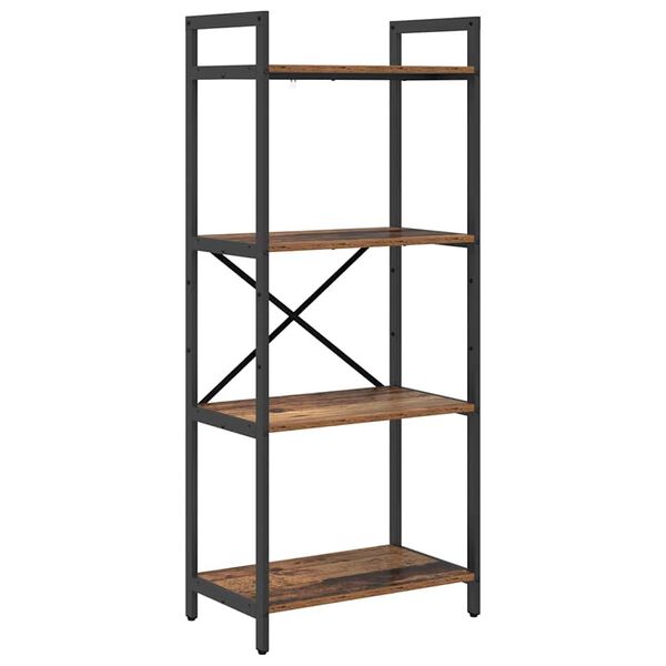 vidaXL B&uuml;cherregal Altholz 56 x 34 x 133,5 cm Holzwerkstoff