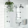vidaXL Handtuchhalter 67x15x66 cm Aluminium