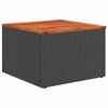 vidaXL Garten-Sofa-Set 9 pcs Schwarz
