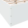 vidaXL Bettgestell Wei&szlig; 140x200 cm Holzwerkstoff