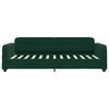 vidaXL Tagesbett Ausziehbar mit Schubladen Dunkelgr&uuml;n 100x200 cm Samt