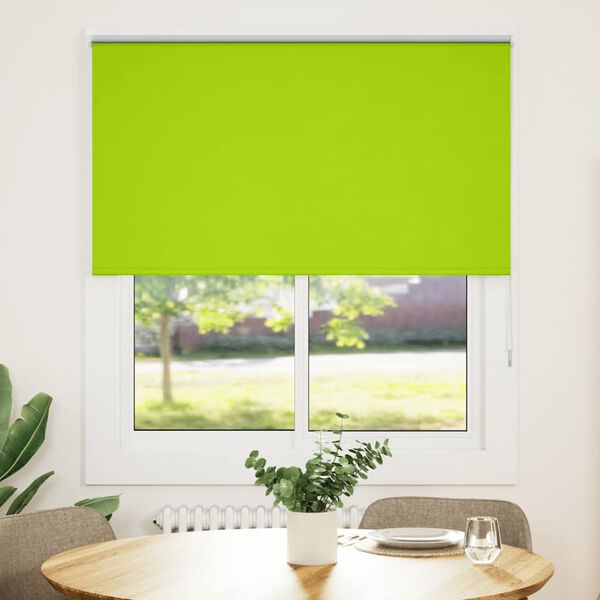 vidaXL Verdunkelungsrollo Gr&uuml;n 120x150cm Stoffbreite 116,6cm Polyester