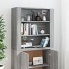 vidaXL Highboard Grau Sonoma Holzwerkstoff