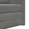 vidaXL Schlafsofa 60cm Dunkelgrau Samt