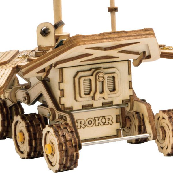 Robotime Solarbetriebenes Spielzeugauto Bausatz Vagabond Rover
