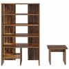 vidaXL Schuhschrank mit Regal mit Speicher 2 pcs Altholz Holzwerkstoff