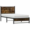 vidaXL Metallbett ohne Matratze R&auml;uchereiche 90x200 cm