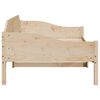 vidaXL Massivholzbett ohne Matratze 90x190 cm Kiefernholz