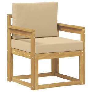 vidaXL Outdoor-Sofa Polyester Wei&szlig; und Beige