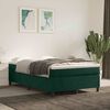 vidaXL Boxspringbettgestell Dunkelgr&uuml;n 120x200 cm Samt
