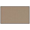 vidaXL Fu&szlig;matte Beige und Schwarz 90 x 150 cm 100% Polyamid