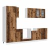 vidaXL 8-tlg. K&uuml;chenschrank-Set Kalmar Altholz-Optik Holzwerkstoff
