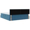 vidaXL Aufbewahrungsbett mit Matratze Dunkelblau 100 x 200 cm