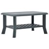vidaXL Couchtisch Gr&uuml;n 90 x 60 x 46 cm Kunststoff