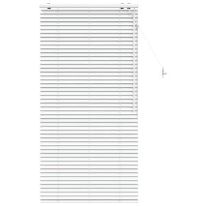 vidaXL Venezianische Jalousie Wei&szlig; 95 x 160 cm 35 mm
